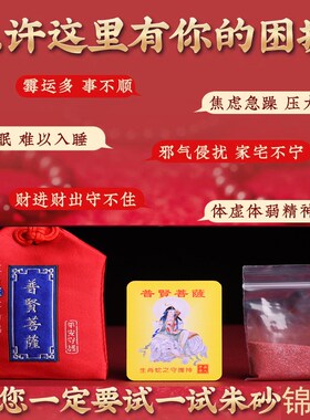 2025年蛇年太岁朱砂锦囊生肖本命年属蛇龙猪猴虎吉祥福包袋挂件化