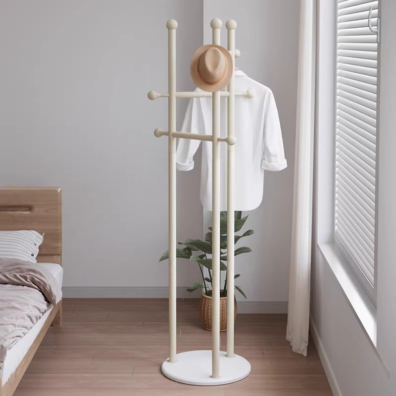 衣帽架落地卧室挂衣服架子室内家用立式衣服收纳层架客厅简易挂包