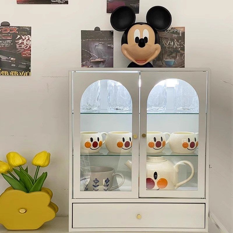 杯子收纳置物架厨房餐桌双开门收纳盒柜桌面咖啡杯茶杯防尘水杯架,厨房/烹饪用具,厨房置物架/置物柜/角架,淘宝优惠券,粉丝福利购,淘宝优惠卷