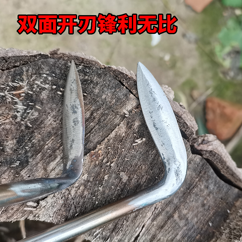 老式蜂桶割蜜刀不锈钢中蜂不锈钢多功能手工锻打取蜜工具套装