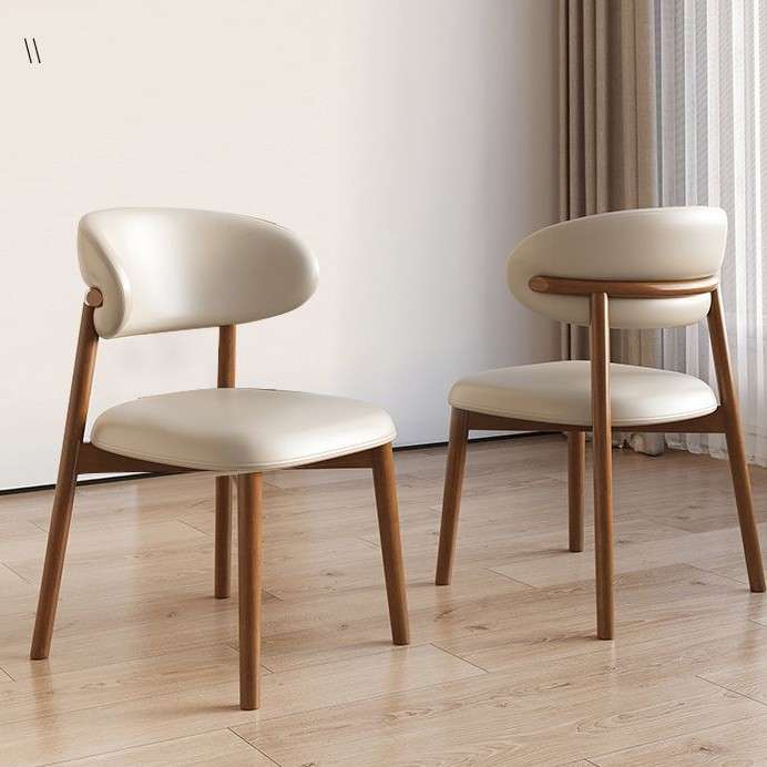 现代简约实木餐椅网红北欧家用靠背椅子酒店餐桌轻奢休闲餐厅椅凳