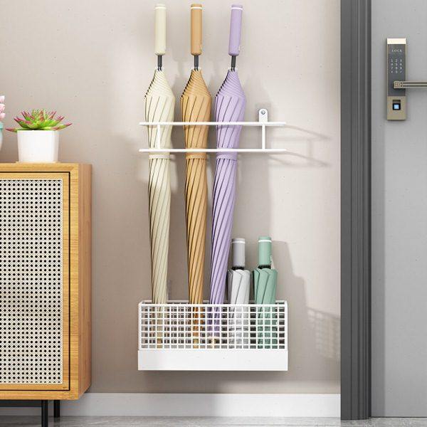 雨伞收纳架家用门口壁挂式雨伞架伞桶挂钩置物架门后免打孔放伞架,收纳整理,其他收纳,淘宝优惠券,粉丝福利购,淘宝优惠卷