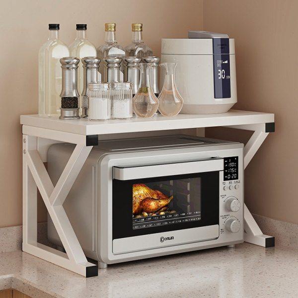 厨房微波炉置物架多功能家用台面储物架双层烤箱支架分层收纳架子,厨房/烹饪用具,微波炉置物架,淘宝优惠券,粉丝福利购,淘宝优惠卷