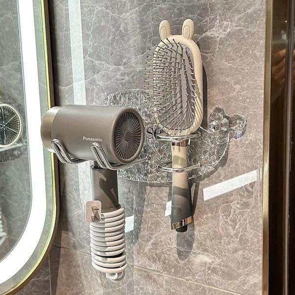 亚克力吹风机支架家用免打孔卫生间浴室置物架壁挂吹风筒收纳架,家庭/个人清洁工具,吹风机置物架,淘宝优惠券,粉丝福利购,淘宝优惠卷
