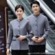 医院物业清洁阿姨秋冬装 保洁服长袖 女宾馆客房KTV服务员服装