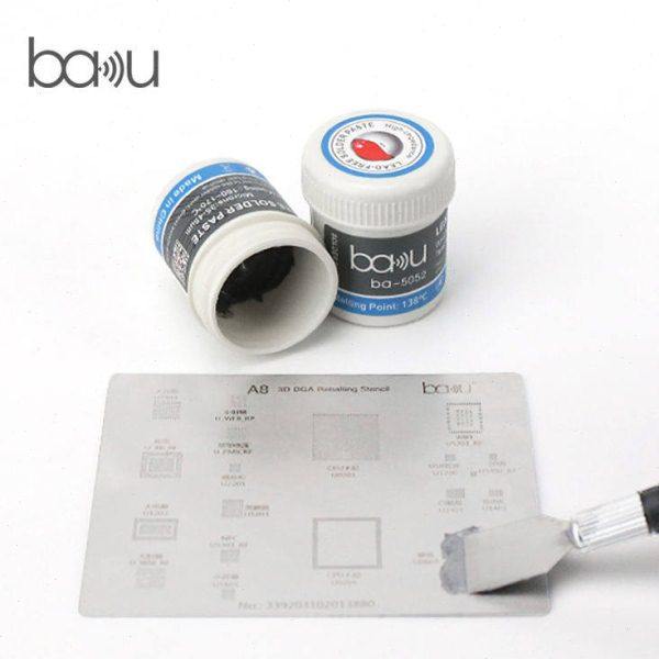 巴酷BA-5052手机维修BGA植锡焊锡膏锡浆低温焊油助焊剂锡泥低熔点,五金/工具,焊锡,淘宝优惠券,粉丝福利购,淘宝优惠卷