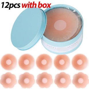 Reusable Patch Nipple Women Cover Pad Silichone Chest