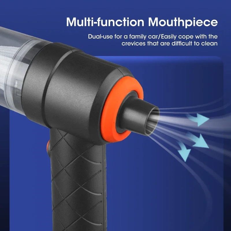 Wireless Poritable Vacuum 2000mAh Car Vacuum USB Charging De