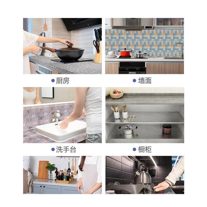 Kitchen oil resistant stticker wall wallpaper tin foil paper