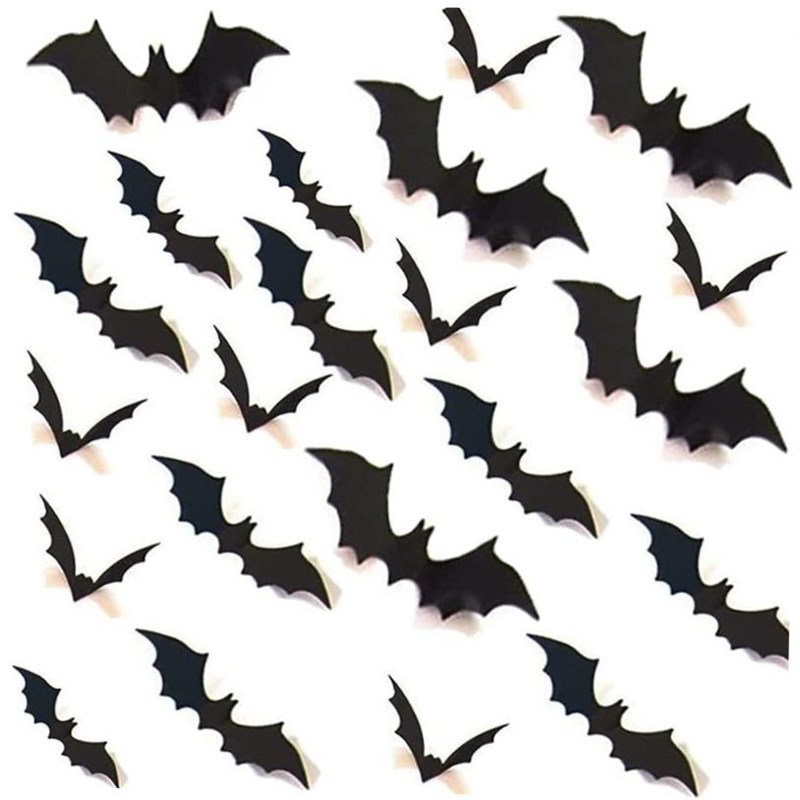 Halloween Black Bat 3d Halloween 12 56 60 Bats Wall dYecorat