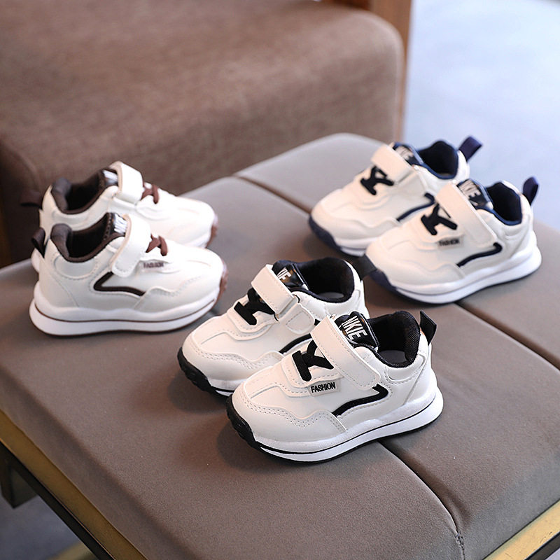 1-5岁宝宝鞋子软底男童小白鞋2021新款韩版百搭老爹鞋女童运动鞋3