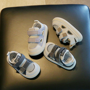 女童板鞋2023夏季新款儿童单网鞋透气男宝宝学步凉鞋中小童运动鞋