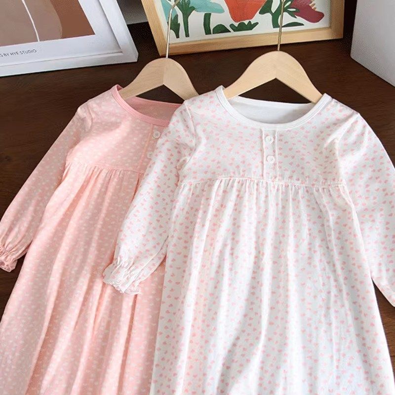 儿童睡裙女童春秋四季长袖公主风睡衣女孩纯棉宝宝居家长袖连衣裙,童装/婴儿装/亲子装,家居裙/睡裙,淘宝优惠券,粉丝福利购,淘宝优惠卷