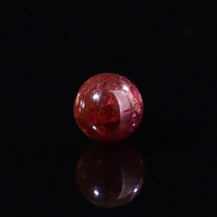 天然红碧玺散珠子手链diy男女士手串项链手工12mm串珠 49号