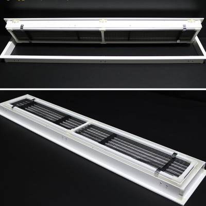 中央空调线型出风口百叶窗风管机加长面板格栅条型检修口盖板极窄