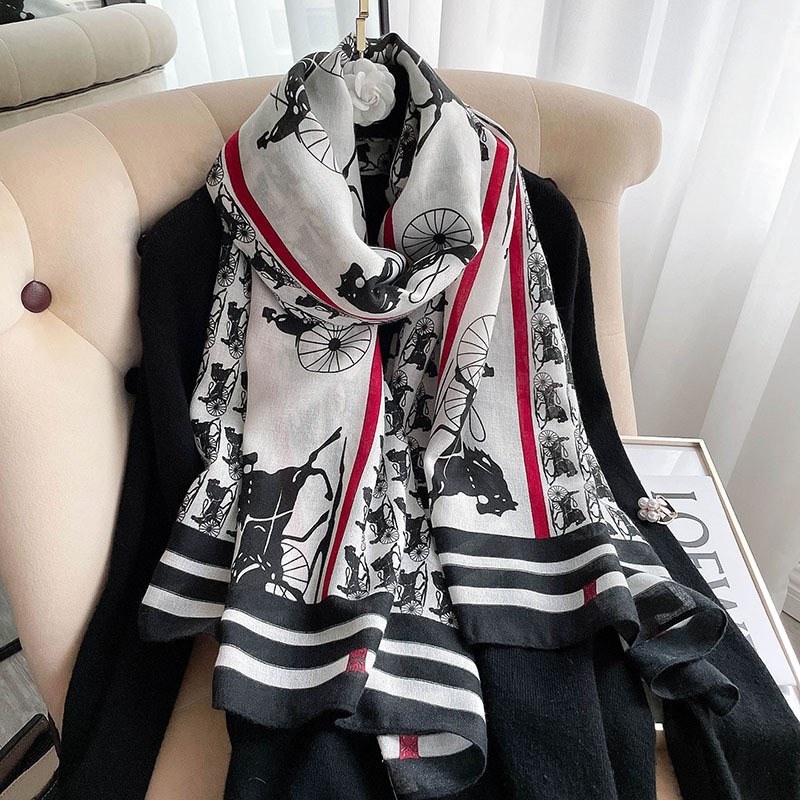 2021韩版棉麻围巾 秋季新款旅游出行防晒披肩沙滩空调丝巾女