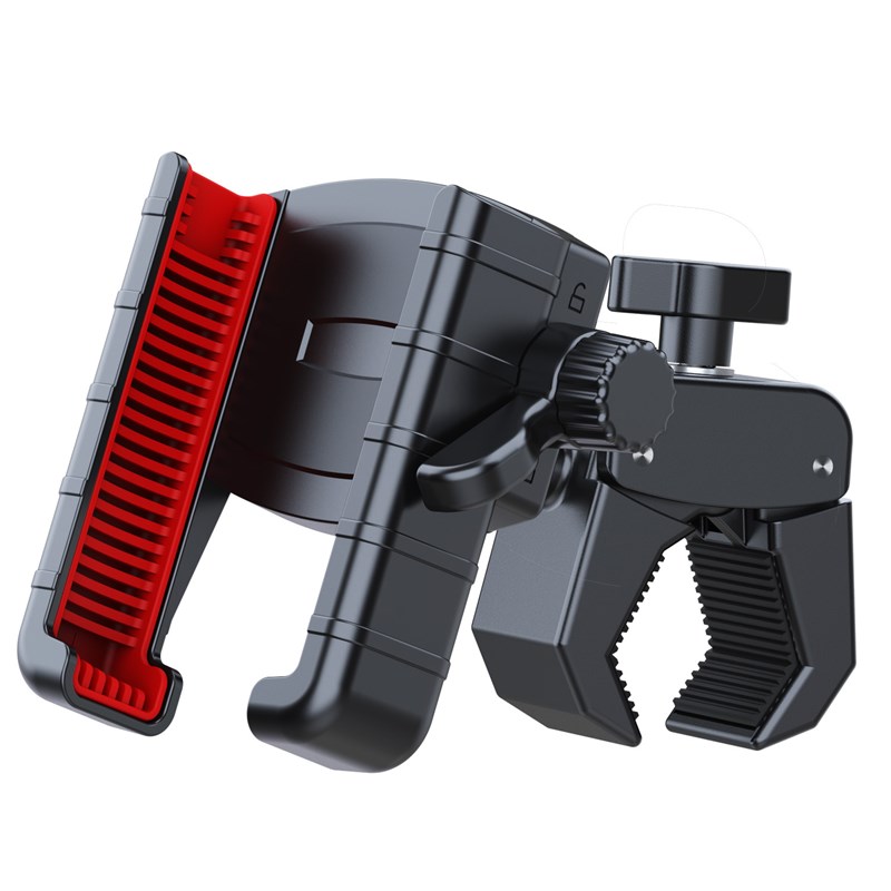 2024新款自行车骑行支架电动摩托高尔夫球车方管通用简易手机支架