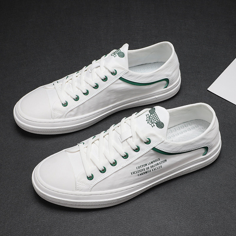 冰丝水洗布鞋春秋季新款帆布鞋男潮流百搭透气小白鞋男休闲鞋板鞋,流行男鞋,帆布鞋,淘宝优惠券,粉丝福利购,淘宝优惠卷