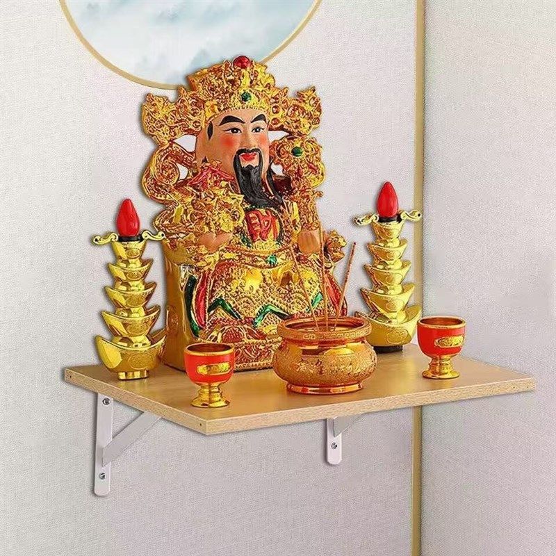 放财神爷关公供桌香案台神台佛台观音佛像橱柜壁挂的香炉架子挂墙,住宅家具,佛柜/佛龛,淘宝优惠券,粉丝福利购,淘宝优惠卷