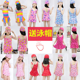 儿童泳衣女童 温泉游泳 公主幼儿宝t宝18岁连体洋气婴儿女孩裙式