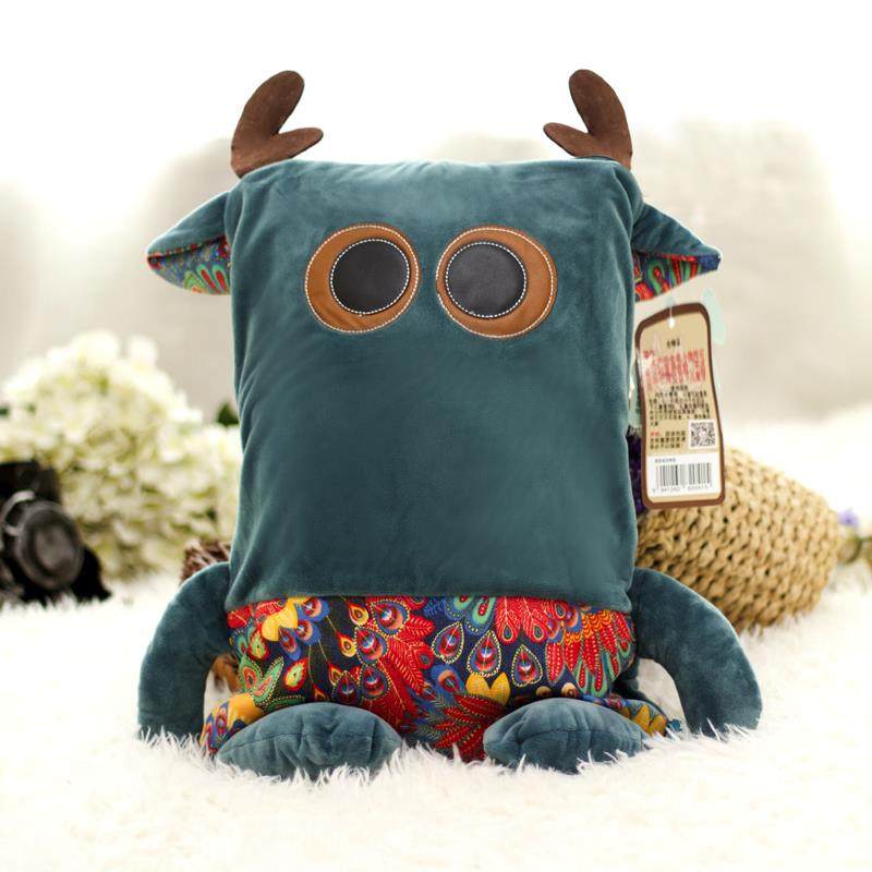 爱思克鹿靠垫靠枕空调被抱枕两用四季空调毯子被子毛绒玩具,居家布艺,抱枕被,淘宝优惠券,粉丝福利购,淘宝优惠卷