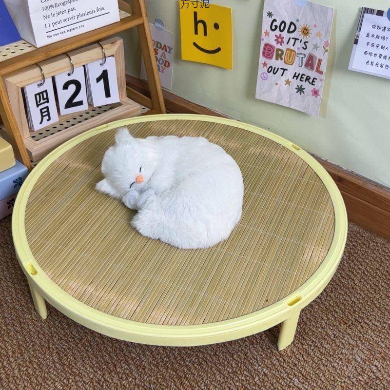 猫窝四季通用猫床吊床沙发宠物床不生虫夏天夏季离地凉席冰垫