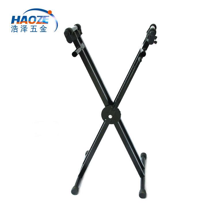 乐器配件新款古筝双X升降型折叠站立式演奏电子琴支架