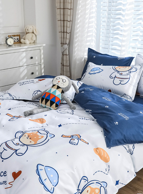 春秋夏季纯棉被套单件1.5m1.8单双人200230全棉被罩单套2.2x2.4