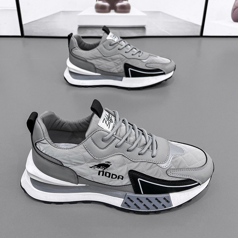 老爹鞋男2024新款休闲运动潮流夏季透气跑步皮面防水轻便增高男鞋,流行男鞋,老爹鞋,淘宝优惠券,粉丝福利购,淘宝优惠卷