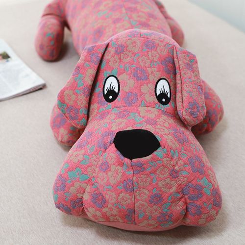 趴趴狗卡通纯棉双层纱抱枕玩偶女生侧睡夹腿靠枕客厅卧室沙发孕妇