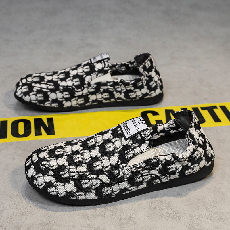 男鞋2024春季新款潮流百搭男士休闲运动爆款耐磨懒人一脚蹬豆豆鞋,流行男鞋,乐福鞋（豆豆鞋）,淘宝优惠券,粉丝福利购,淘宝优惠卷