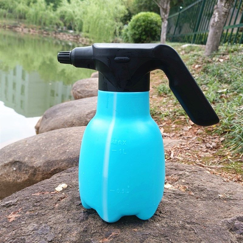 实用型1L喷水壶 小容量电动喷壶浇花喷雾消毒R洒水园艺自动喷水壶