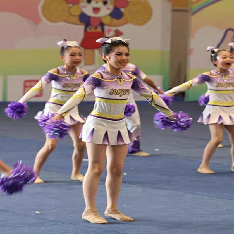 儿童啦啦队啦啦操演出服拉拉队小学生比赛运动会幼儿舞蹈表演服装,童装/婴儿装/亲子装,儿童演出服,淘宝优惠券,粉丝福利购,淘宝优惠卷
