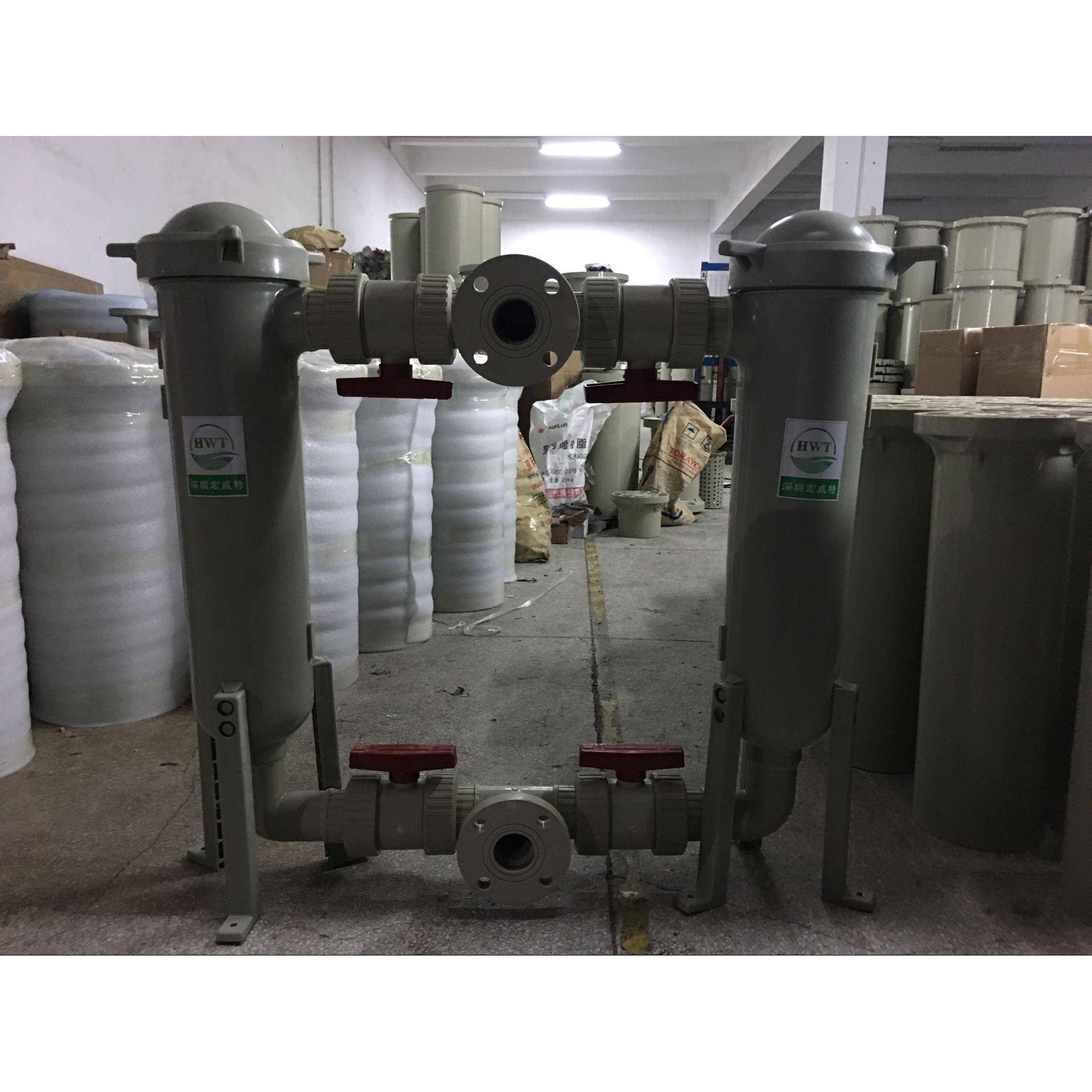 非金属精纯PP多袋双联串联塑料双级过滤器DuplexPPfilters