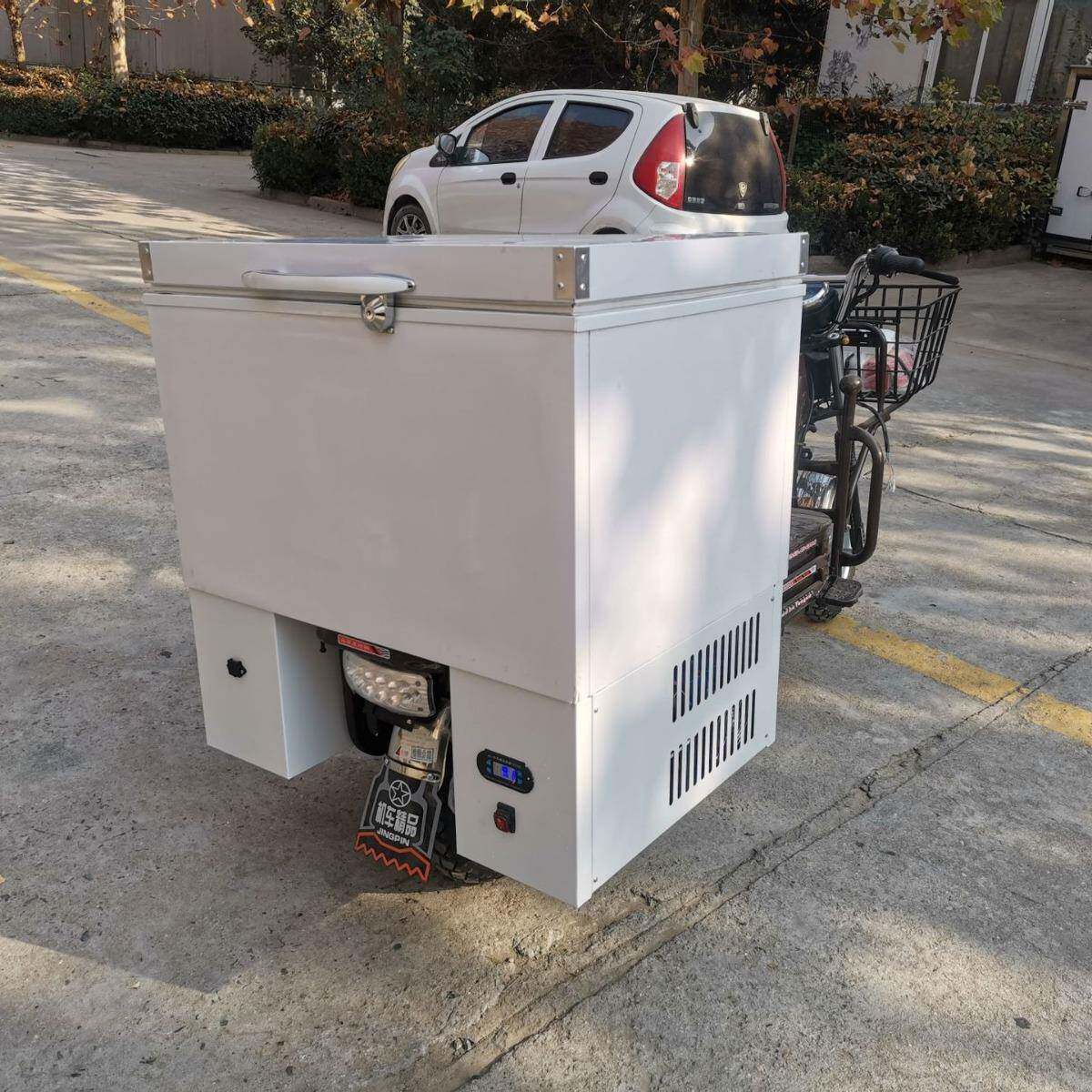 直销热卖两轮车载转运箱雪糕鲜奶保冷保温箱商用摆摊户外露营移