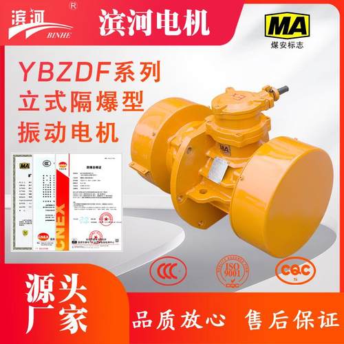 YBZDF-30-6法兰式防爆振动电机六极IP65隔爆型侧板振动电机