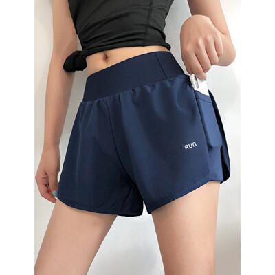 Gym Jogging Running Shorts Yoga Shorts Women High Waist Lift
