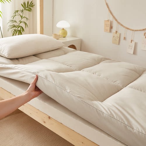 twin mattress pad soft mattress topper for college dorm bed