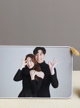 影楼婚纱照相框摆台结婚照板画桌摆边框窄边摆