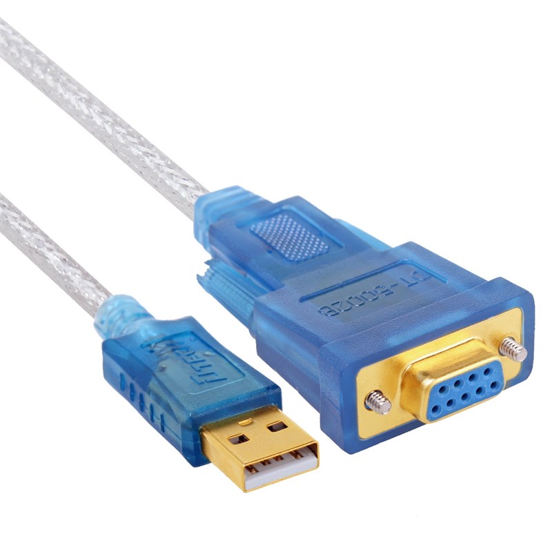 帝特DT-5002B usb转9孔232串口线 USB转母口串口 usb转RS232母口