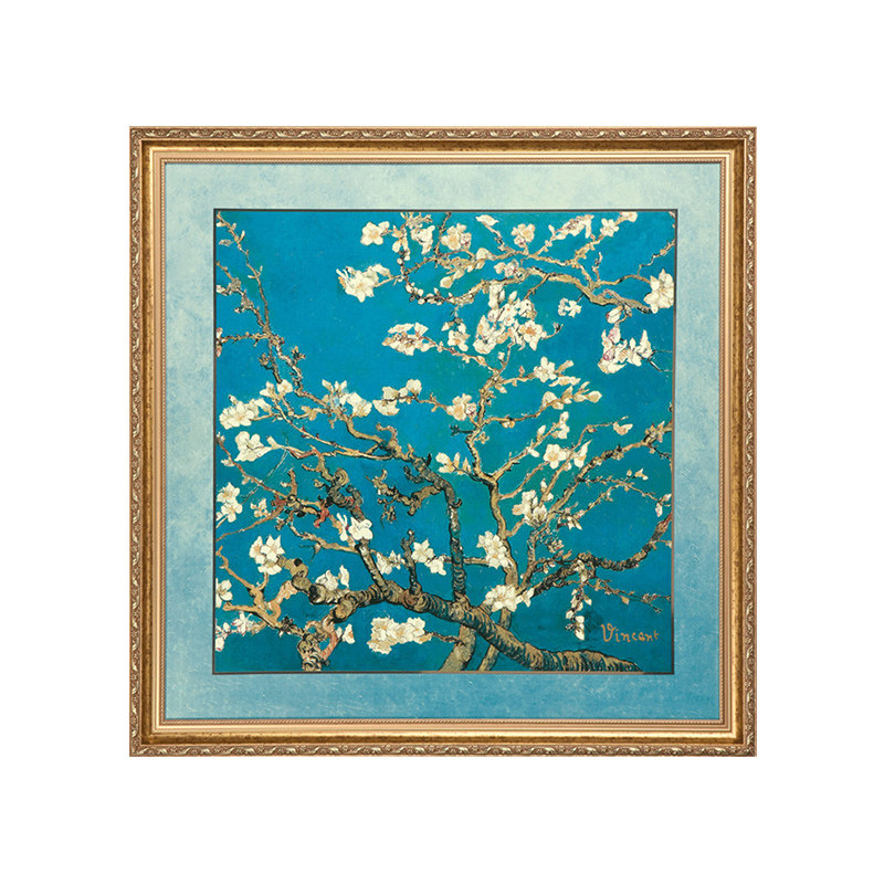 欧式客厅饰画玄关挂画艺术品梵瓷板画限
