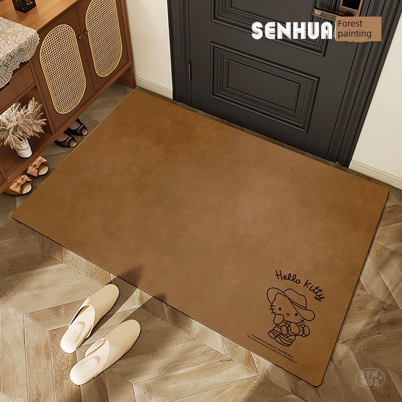 采购产品地板垫,入口门垫,古董风格猫皮门垫,可擦洗地毯,自由切割