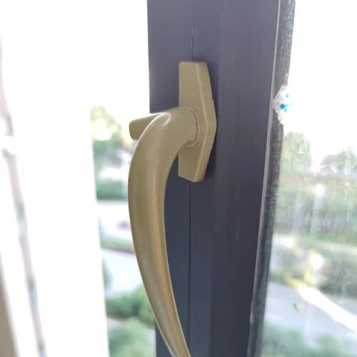 型推拉执手老式窗把手扣单点窗户锁扣铝门窗外转动拉手