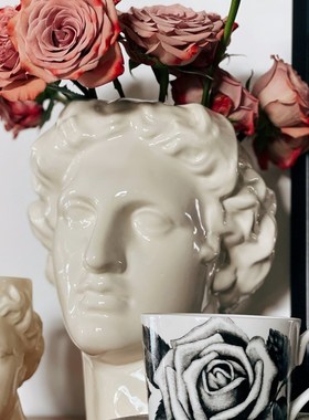 新品特惠西班牙Doi阿波罗ollo瓶插器陶瓷桌面软装饰品