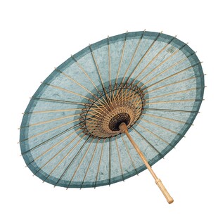 人间品纸伞之家纯色蓝色纸伞古典摄影高档纯手工传统余杭油纸伞