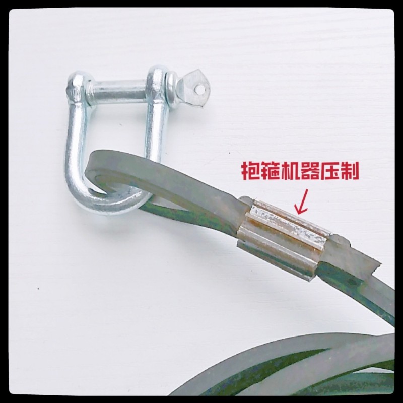 汽车拖车绳手工插编钢丝绳两头圈拉车绳5米5吨应急施救维修钢丝绳