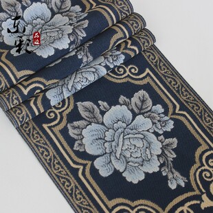 帘边织带 欧式装饰边辅料家居软装布艺拼接帘头配布边