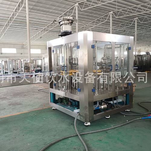 广东厂家供应玻璃瓶果汁灌装机玻璃瓶矿泉水饮用水全自动灌装机