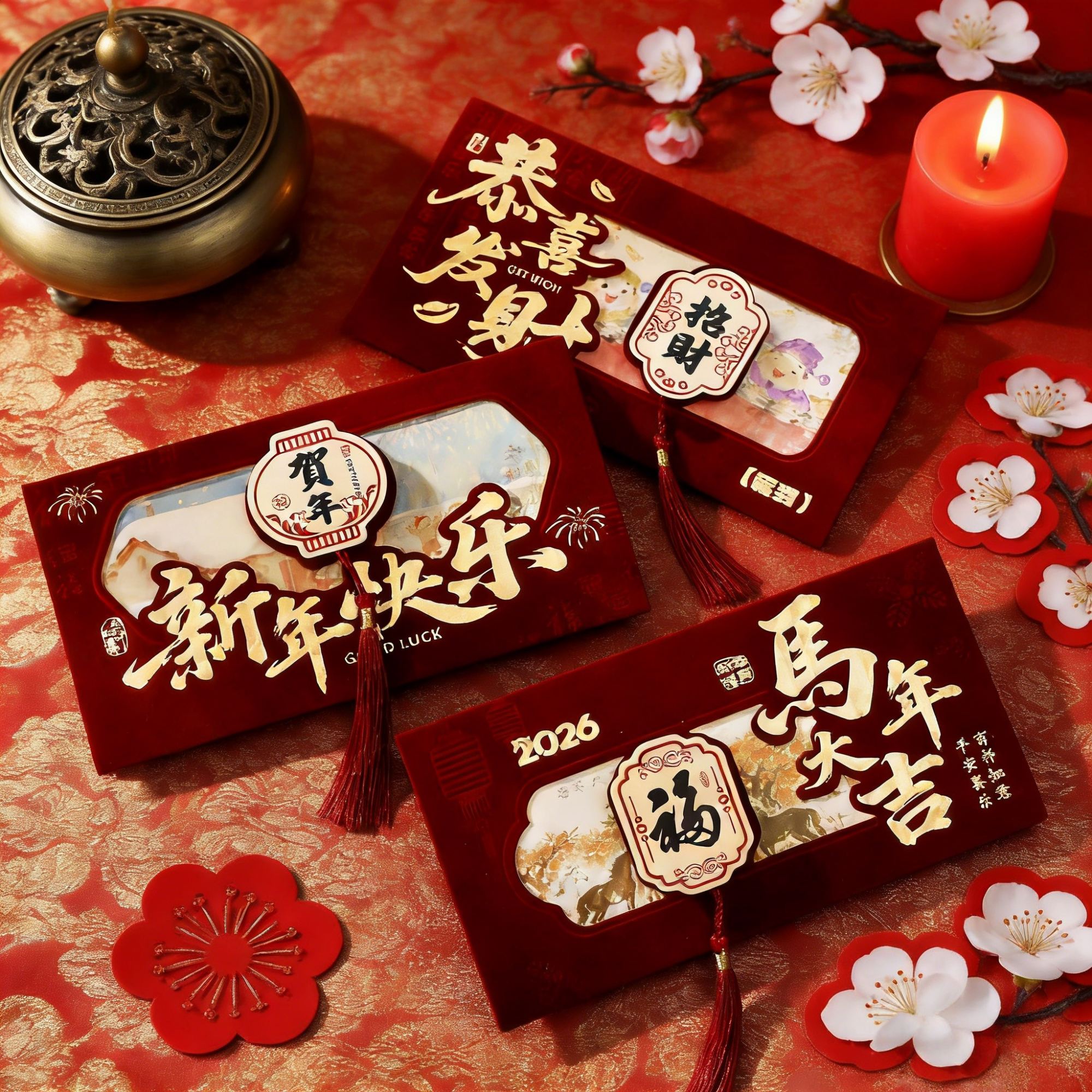 2026 马年创意红包 高档烫金利是封 个性高级感 过年春节压岁钱包,节庆用品/礼品,红包/利是封,淘宝优惠券,粉丝福利购,淘宝优惠卷