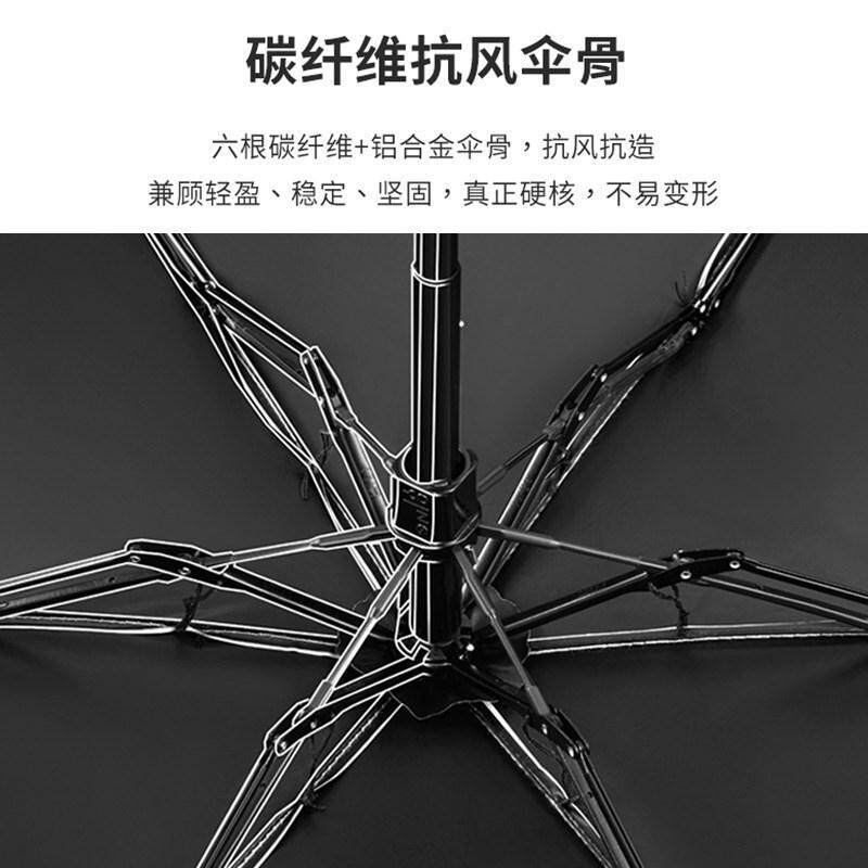 轻艺超级迷你拇指伞晴雨伞超小便携抗风防水遮阳伞多.层隔热轻巧